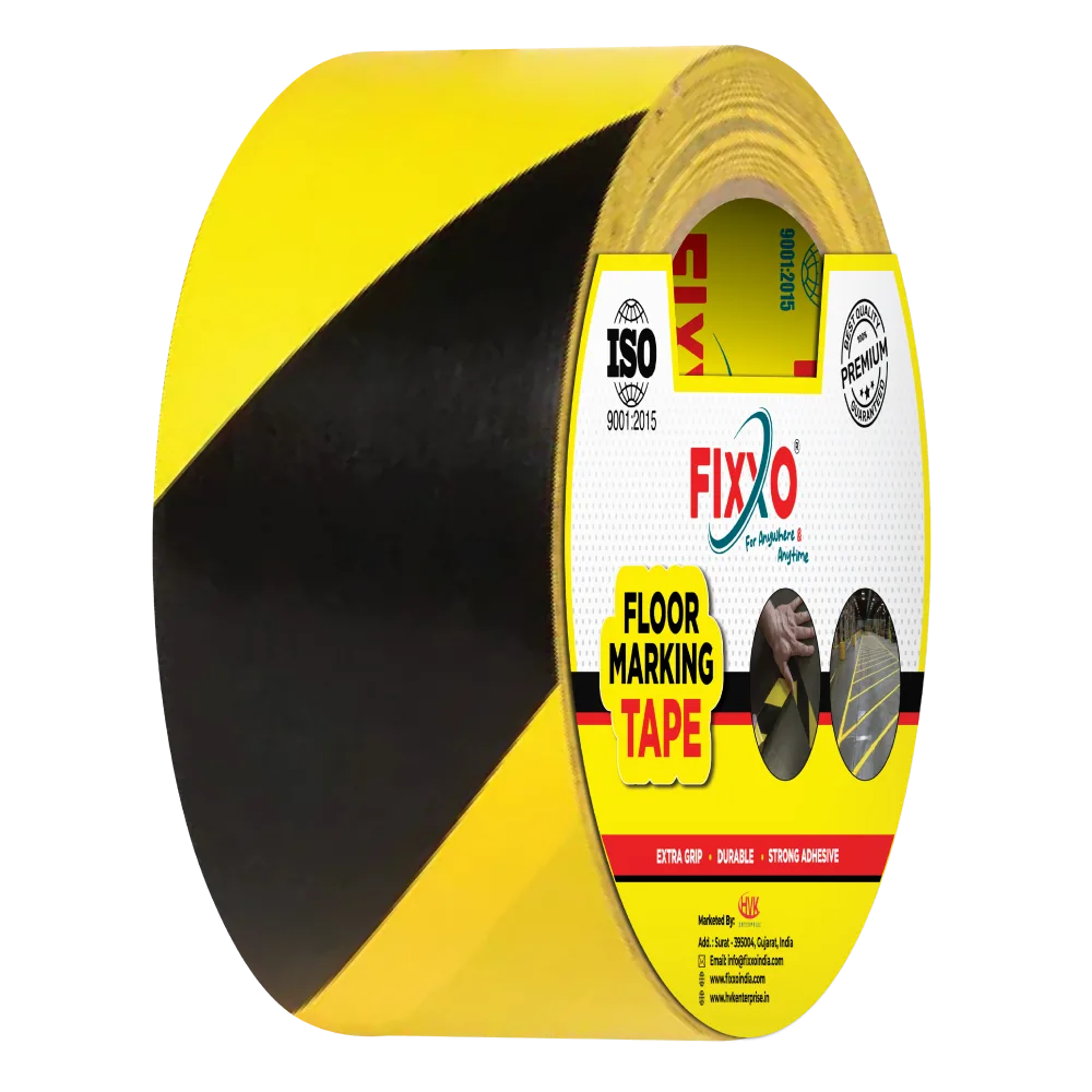High-Visibility Industrial Floor Marking Tape – Durable, UV-Resistant - Marking & Safety Tapes by Fixxo India